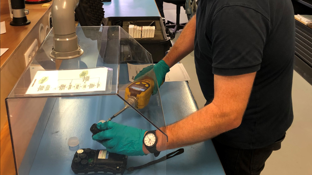 Gecontamineerde gasdetectie toestellen